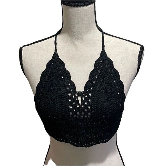 Brand New!!  Crochet bikini/halter top - Picture 1 of 3